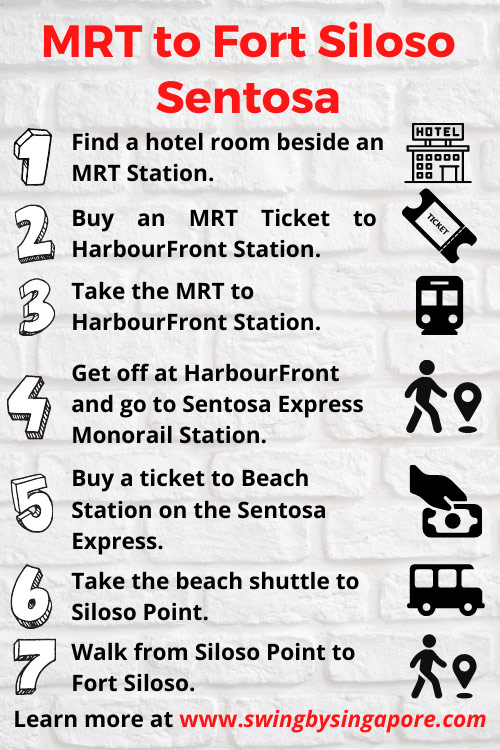 How to Get to Fort Siloso Sentosa Using Public Transportation?