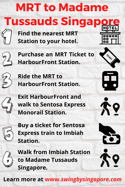 How to Get to Madame Tussauds Singapore Using Public Transportation?