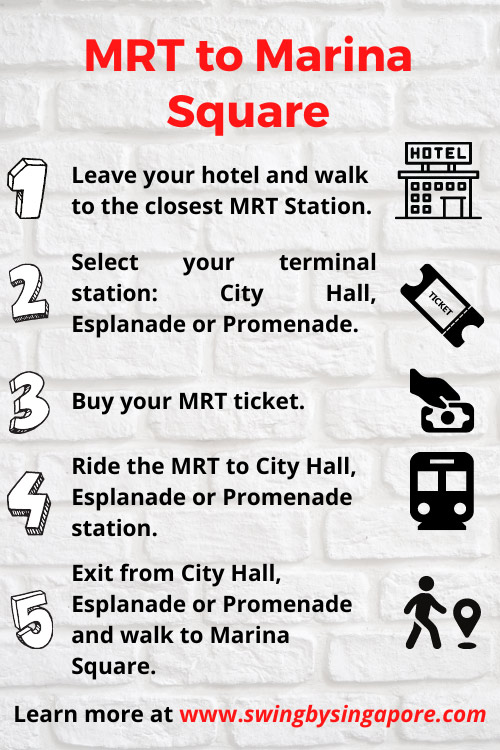How to Get to Marina Square Singapore by MRT?
