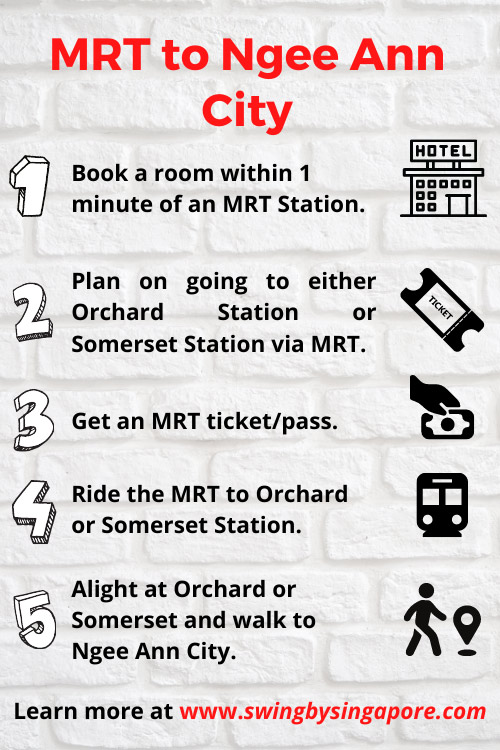 How to Get to Ngee Ann City Singapore by MRT?
