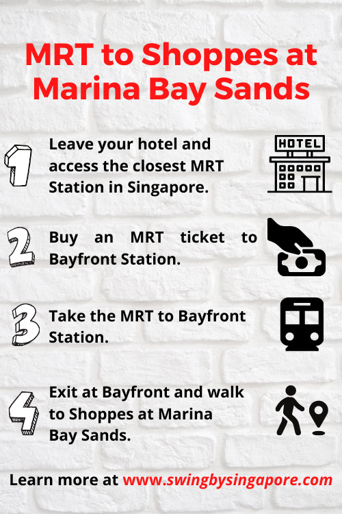How to Get to Shoppes at Marina Bay Sands by MRT?
