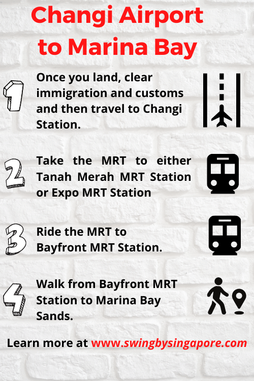 How to get from Changi Airport to Marina Bay Sands using MRT