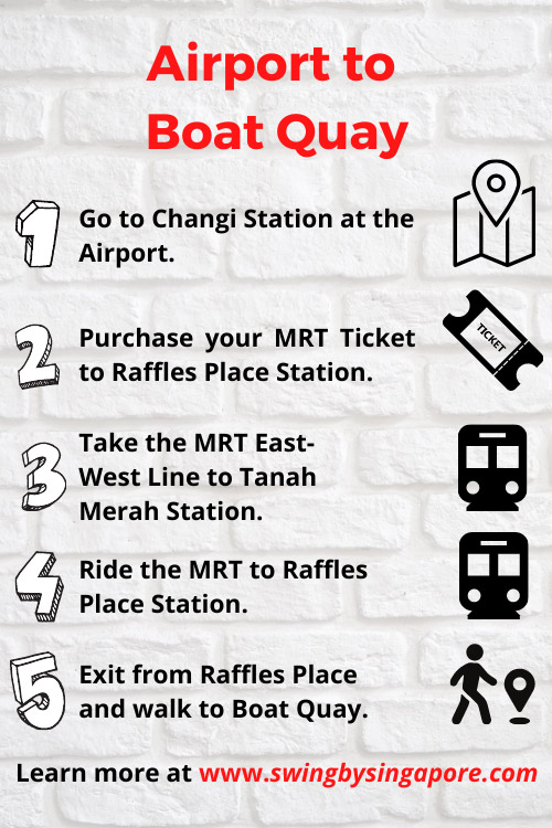 How to Get from the Airport to Boat Quay Singapore by MRT?