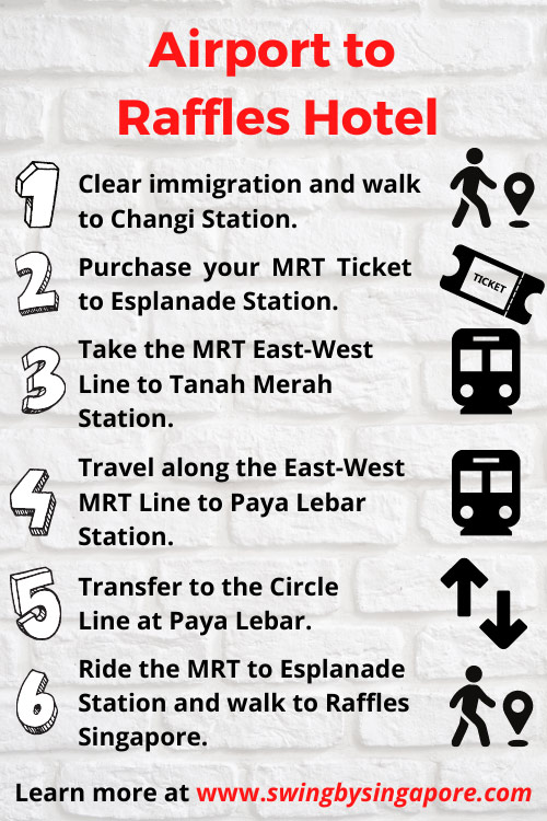 How to Get from the Airport to Raffles Hotel in Singapore Using MRT?