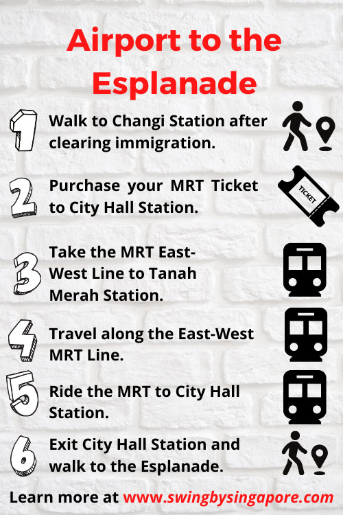 How to Get from the Airport to the Esplanade Singapore Using the MRT?