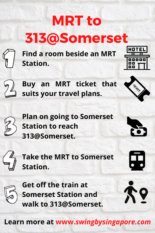 How to get to 313@Somerset Singapore by MRT?