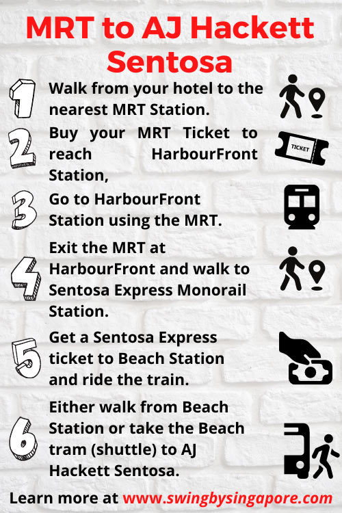 How to Get to AJ Hackett Sentosa by MRT?