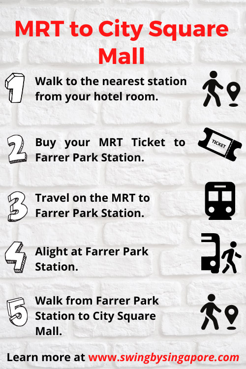 How to Get to Singapore’s City Square Mall by MRT?