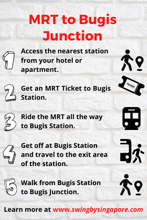 How to Get to Singapore’s Bugis Junction by MRT