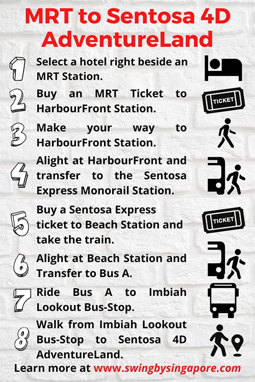 How to get to Sentosa 4D AdventureLand by MRT?