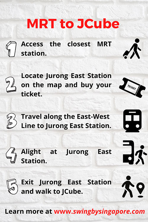 How to get to JCube by MRT?