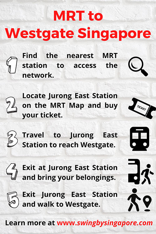 How to get to Westgate Singapore by MRT?