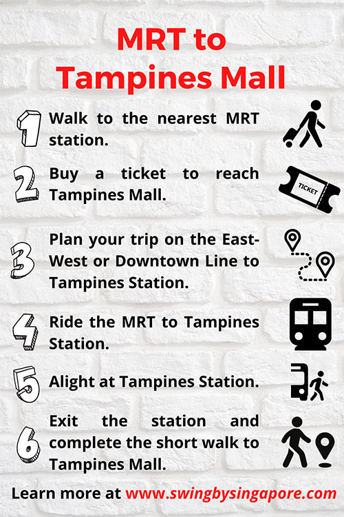 How to get to Tampines Mall by MRT?