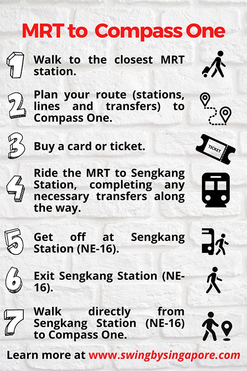 How to get to Compass One in Singapore by MRT?