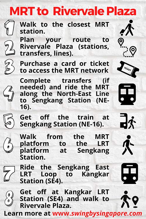 How to get to Rivervale Plaza in Singapore?