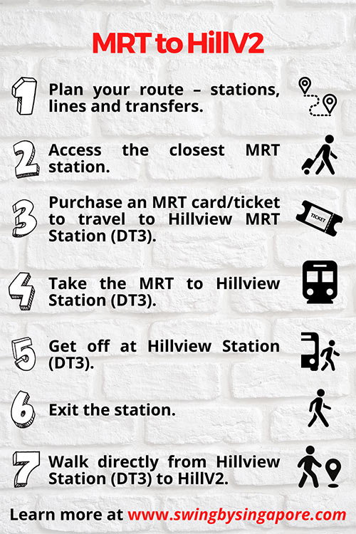 How to get to HillV2 by MRT?