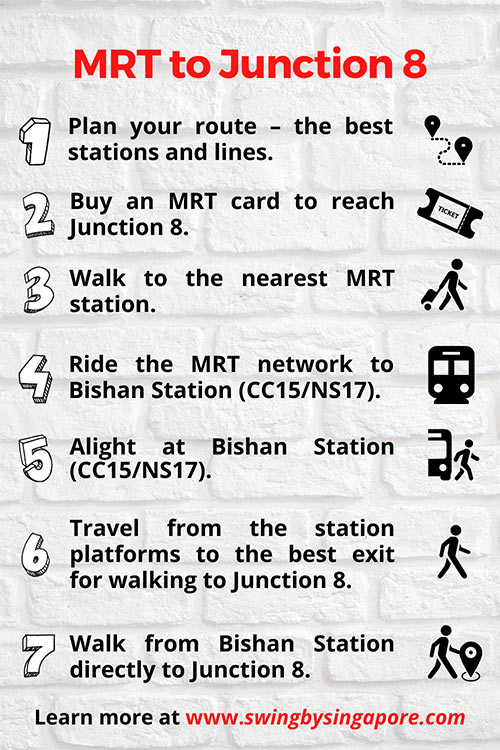 How to get to Junction 8 by MRT?