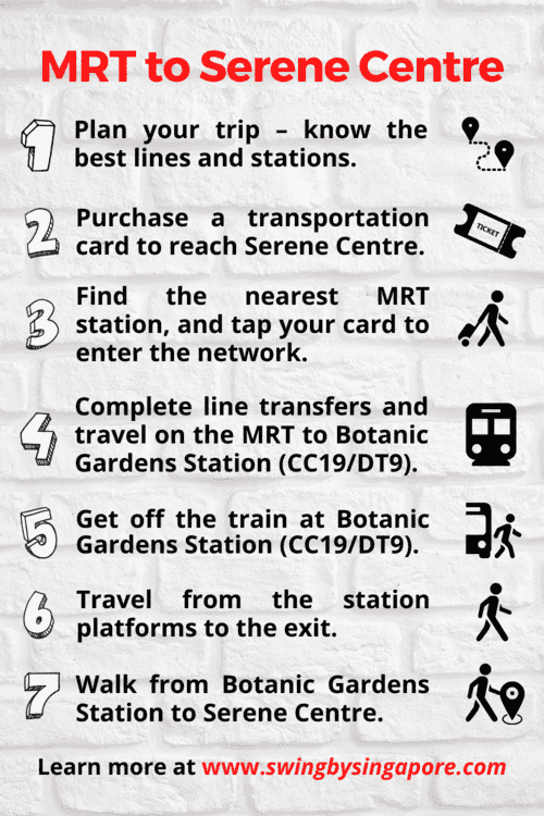 How to get to Serene Centre by MRT?